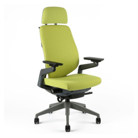 Ergonomická kancelárska stolička OfficePro Karme Farba: zelená