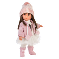 Llorens 53528 Sara realistická bábika s mäkkým látkovým telom 35 cm