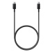 Kábel Samsung EP-DN975BWE, USB-C na USB-C, 5A, 1m, čierny (Bulk)
