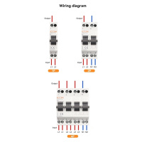 Prepínač DIN 4P 40A 1-0-2 EKCS101-4-40 (ETEK)