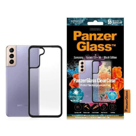 Kryt PanzerGlass ClearCase Samsung S21+ G996 black (0262)