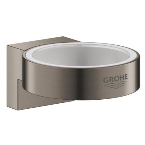 Držiak pohárov Grohe SELECTION bez skleničky kartáčovaný Hard Graphite 41027AL0