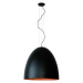 Egg Black/Copper XL 10321 závesné svietidlo