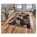 Béžovo-hnedý ručne viazaný koberec Think Rugs Noble House, 120 × 170 cm