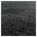 Kusový koberec Fluffy Shaggy 3500 grey kruh - 160x160 (průměr) kruh cm Ayyildiz koberce