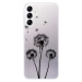 Odolné silikónové puzdro iSaprio - Three Dandelions - black - Samsung Galaxy A14 / A14 5G