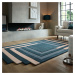 Ručně všívaný kusový koberec Abstract Labyrinth Shaped Blue - 200x290 cm Flair Rugs koberce