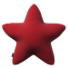 Dekoria Vankúš Hviezda 52x15cm červená, 52 x 15 cm