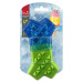 Hračka Dog Fantasy Kosť chladiaca zeleno-modrá 13,5x7,4x3,8cm