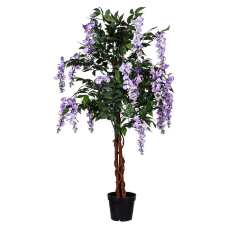 PLANTASIA umelý strom Vistária 120 cm, modrofialové kvety