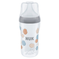 NUK Perfect Match fľaša s kontrolou teploty, šedá 260 ml