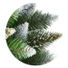 NABBI Christee 7 vianočný stromček na pni 180 cm zelená / biela