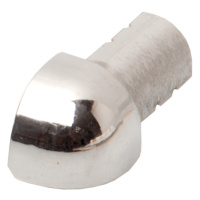 Roh k lište Havos, nerez výška hrany 8 mm, RNRZ8