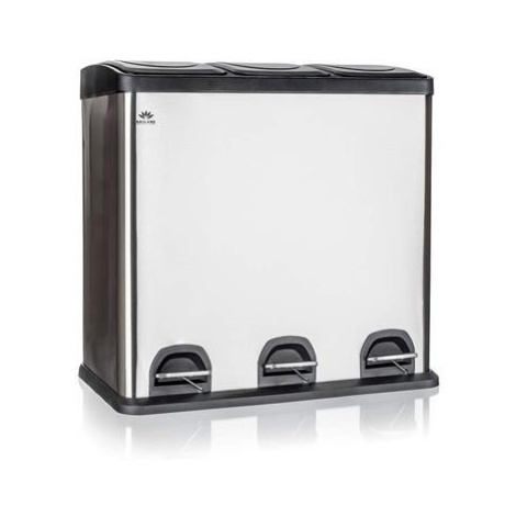 Odpadkový kôš Brilanz recyklovací nerezový Savery 60 l (3 x 20 l)