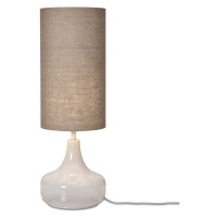 Béžová stolová lampa s textilným tienidlom (výška  75 cm) Reykjavik – it's about RoMi