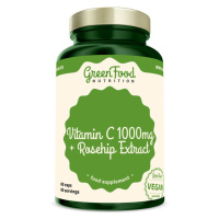 GREENFOOD NUTRITION Vitamín C 1000 + extrakt zo šípok 60 kapsúl