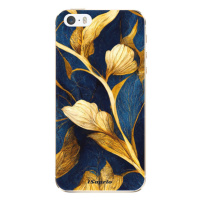 Odolné silikónové puzdro iSaprio - Gold Leaves - iPhone 5/5S/SE
