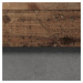 Sconto Posteľ CLIF staré drevo/betón, 180x200 cm