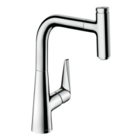 Drezová batéria Hansgrohe Talis s vyťahovacou sprškou chróm 73852000