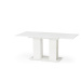HALMAR Kornel rozkladací jedálenský stôl biela