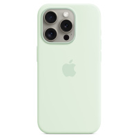 Apple Silikónový Kryt s MagSafe pre iPhone 15 Pro, Zelený