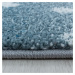 Detský kusový koberec Funny 2110 blue kruh Rozmery kobercov: 120x120 (priemer) kruh