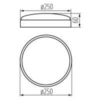 Svietidlo DUNO LED 15W-NW-O Prisadené (Kanlux)