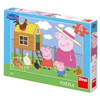 Dino PEPPA PIG: sliepočky 24 Puzzle