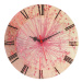 Nástenné hodiny Rosé 30 cm ružové