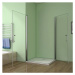 H K - Sprchovací kút MELODY A4 70cm s dvoma jednokrídlovými dverami vrátane sprchovej vaničky SE