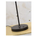 Čierna stolová lampa s kovovým tienidlom (výška 55 cm) Lyon – it&#39;s about RoMi