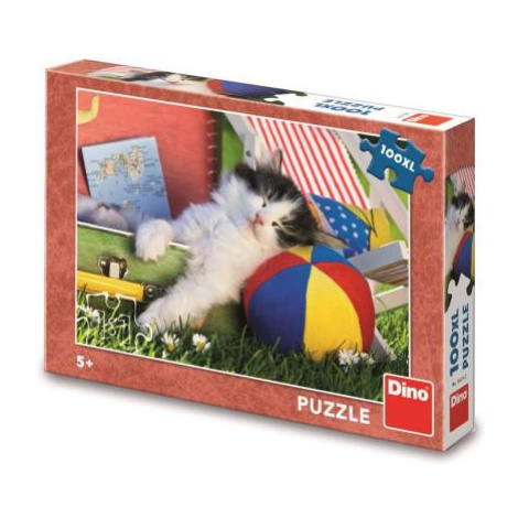 Dino Mačiatko oddychuje 100 XL Puzzle