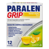 PARALEN Grip horúci nápoj citrón 12 vrecúšok