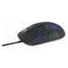 GEMBIRD myš RAGNAR RX400, podsvícená, 6 tlačítek, černá, 7200DPI,  USB