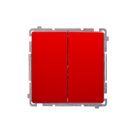 Prepínač sériový (5) 10AX/250V (SS) červená SIMON Basic (simon)
