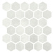 Mozaika Cir Materia Prima cloud white hexagon 27x27 cm lesk 1069910