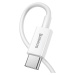 Dátový kábel Baseus Superior PD USB-C - Lightning 0,25 m 20W biely