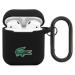 Lacoste Liquid Silicone Croc Logo Puzdro pre AirPods 1/2 Black