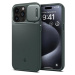 Kryt Spigen Optik Armor MagSafe, abyss green - iPhone 15 Pro (ACS06739)