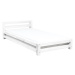 Benlemi Jednolôžková posteľ MODERN Zvoľte farbu: Nelakovaná, Zvoľte rozmer: 80 x 200 cm