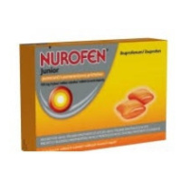 Nurofen Junior s pomarančovou príchuťou 100 mg 12 žuvacích kapsúl