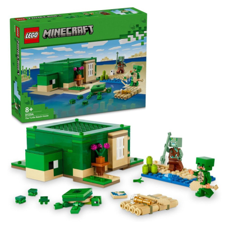 LEGO® Minecraft® 21254 Korytnačí domček na pláži