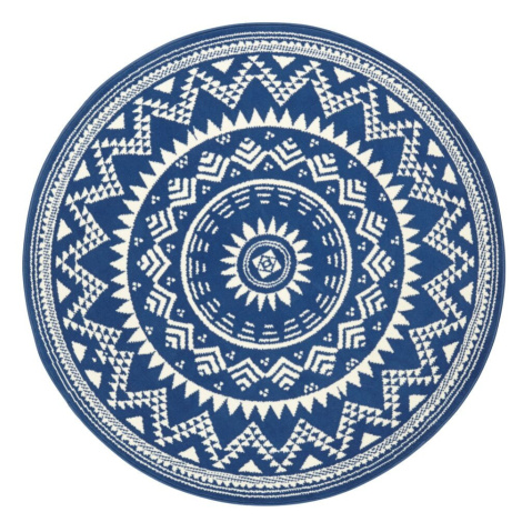 Kusový koberec Celebration 103442 Valencia Blue kruh - 200x200 (průměr) kruh cm Hanse Home Colle
