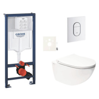 Závesný wc set do ľahkých stien / predstenová montáž Swiss Aqua Technologies Infinitio SIKOGRSIN