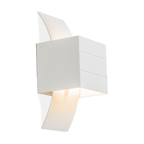 Moderné nástenné svietidlo biele - Amy QAZQA