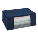 Modrý vákuový úložný box Wenko Air, 50 × 65 × 25 cm