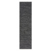 Tmavosivý vlnený behúň Flair Rugs Minerals, 60 x 230 cm