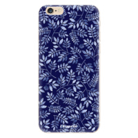 Odolné silikónové puzdro iSaprio - Blue Leaves 05 - iPhone 6/6S
