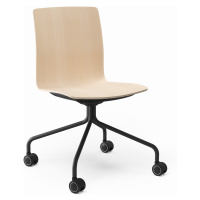 ProfiM - Drevená stolička COM K12HC s kolieskami