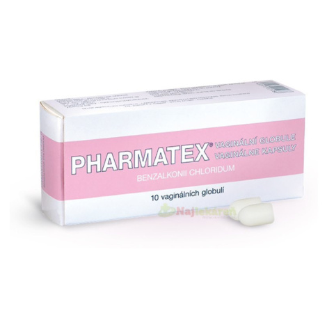 Pharmatex 18,9 mg vaginálne čapíky sup.vag .10 x 18,9 mg